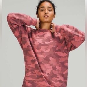 Lululemon Perfectly Oversized Camo Sweatshirt